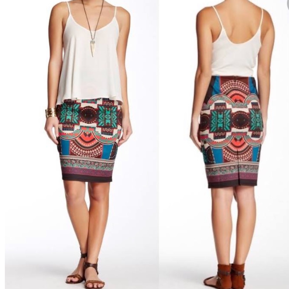 Flying Tomato Pencil Skirt